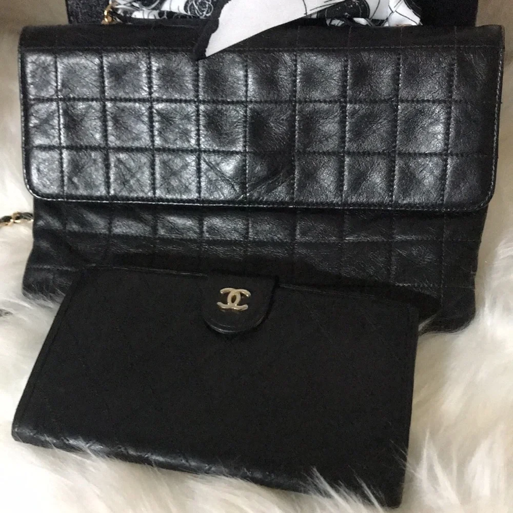 Wild stitch Chanel kids wallet lamb skin - Picture 11 of 14